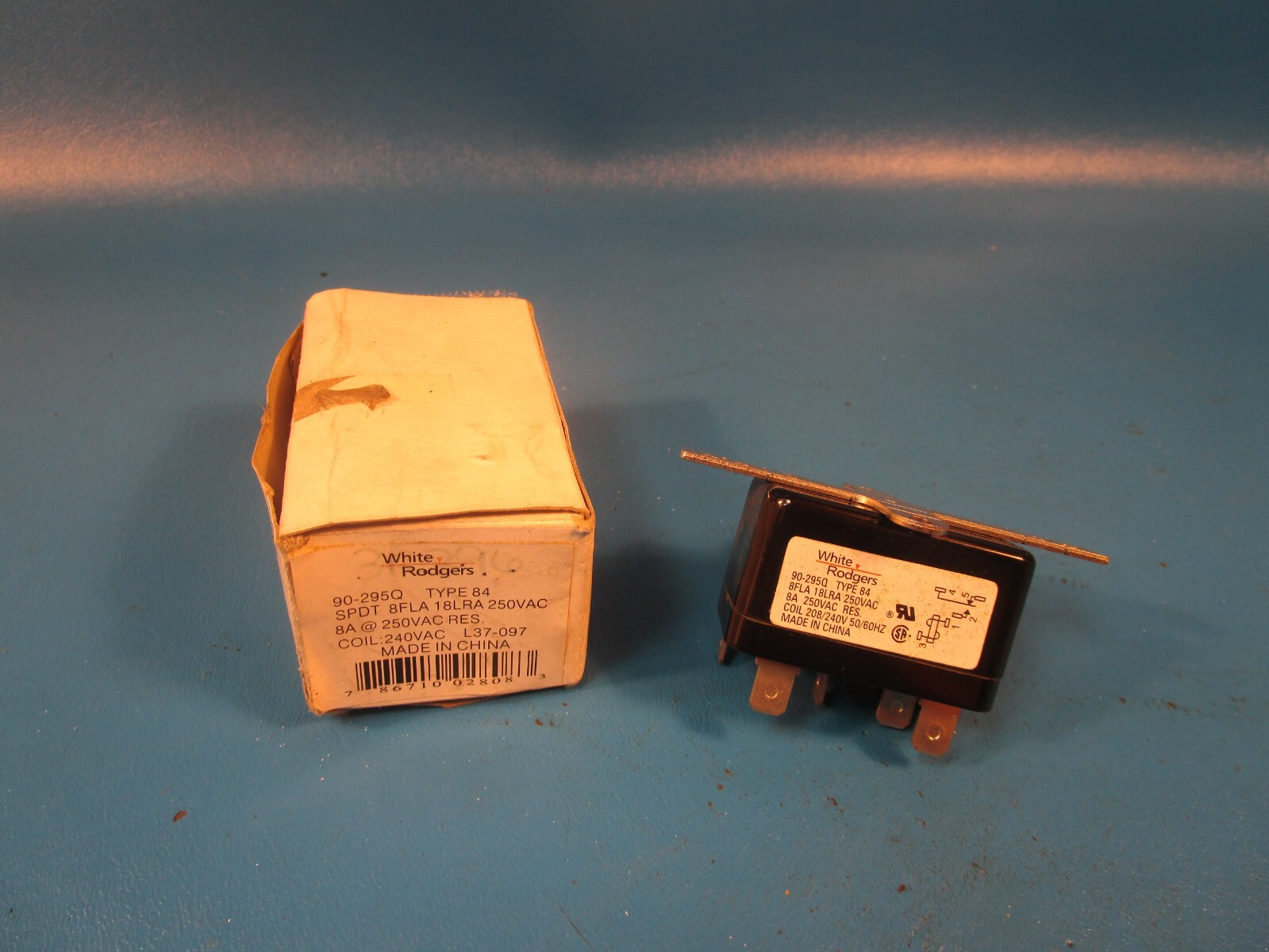 White-Rodgers 90-290Q, Fan Relay, Type 84, 24 Vac Coil