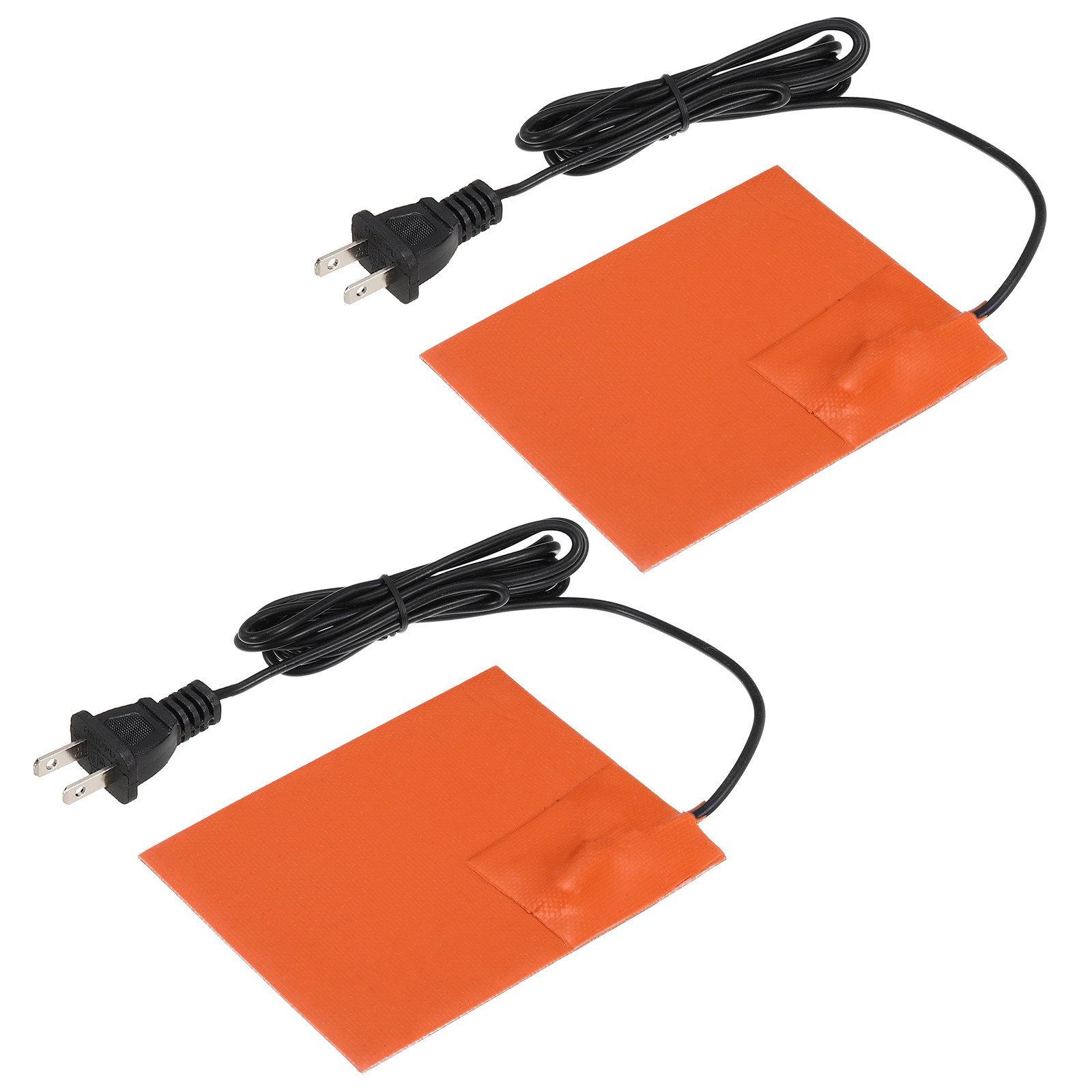 2Pcs Heater Mat Silicone Heating Pads 120V 250W Heating Pads 127mm x 102mm