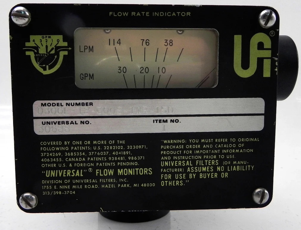 UFM Universal Flow Monitor 030GL-12-300S-1WR-15D