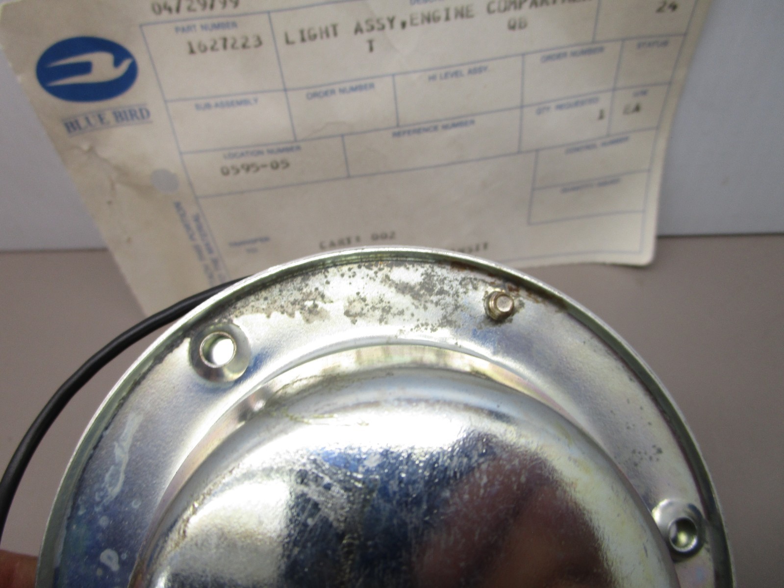Bluebird 1627223 Lamp Assembly Engine Compartment Arrow 35