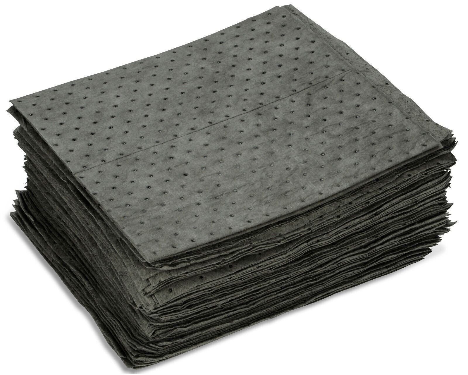 AABACO Universal Absorbent Pads, Heavy Weight Sheets (100CT) 15″X17″ Grey