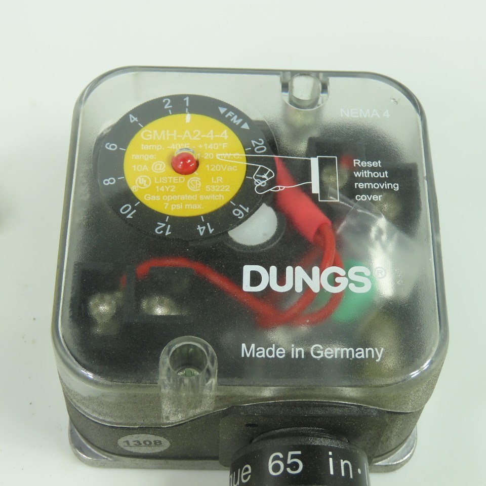 Dungs 217-323A Gas Pressure Switch 1-20″ WC 10A 120VAC