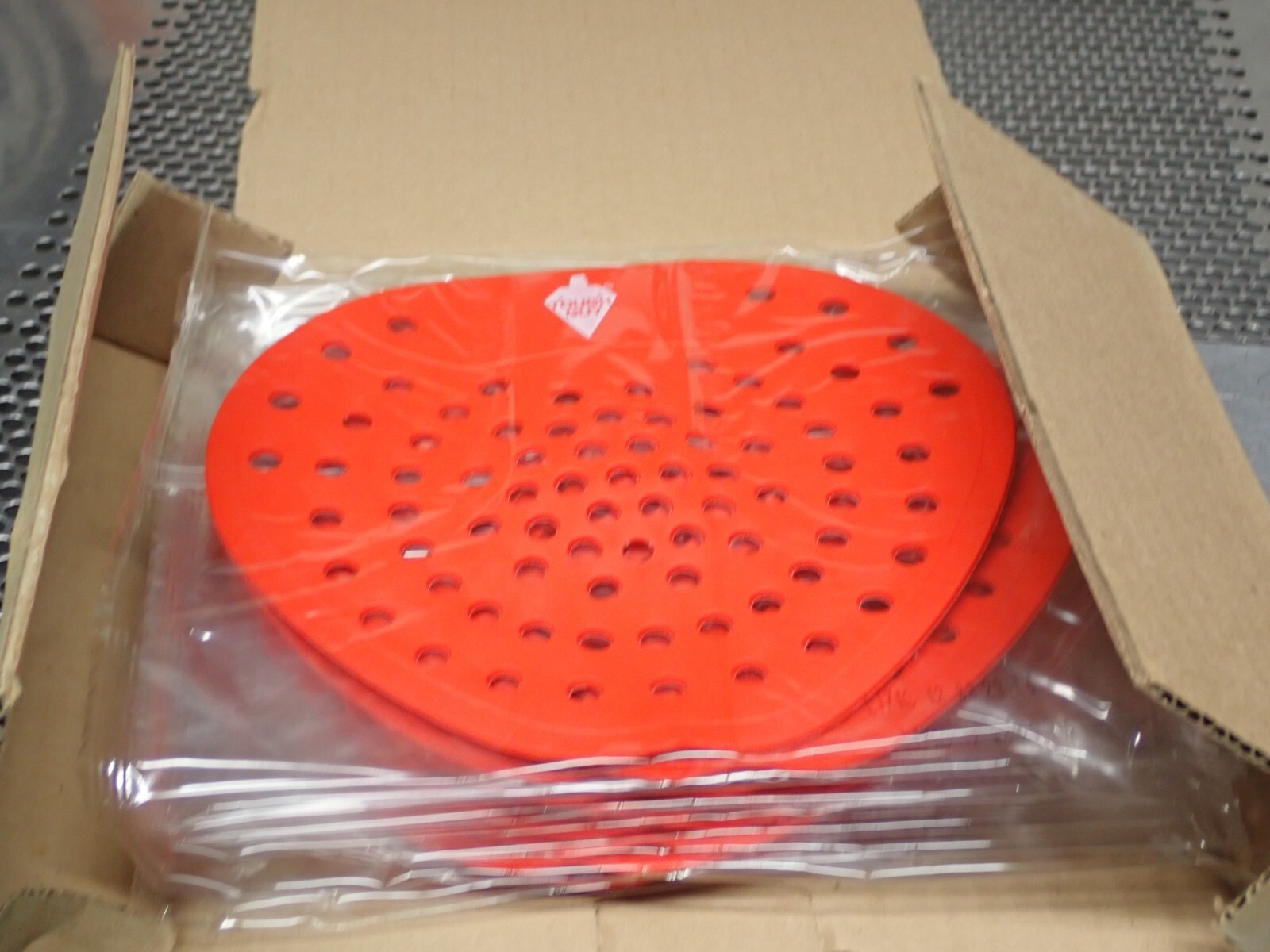Tough Guy 2ZXE5A Red Urinal Screen New Old Stock (Lot of 12)