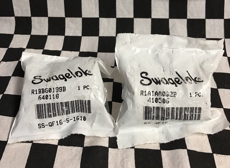 Lot Of 2 Swagelok Flow Quick Connect Stem 1″, SS-QF16-S-1610, Shipsameday#1542B6