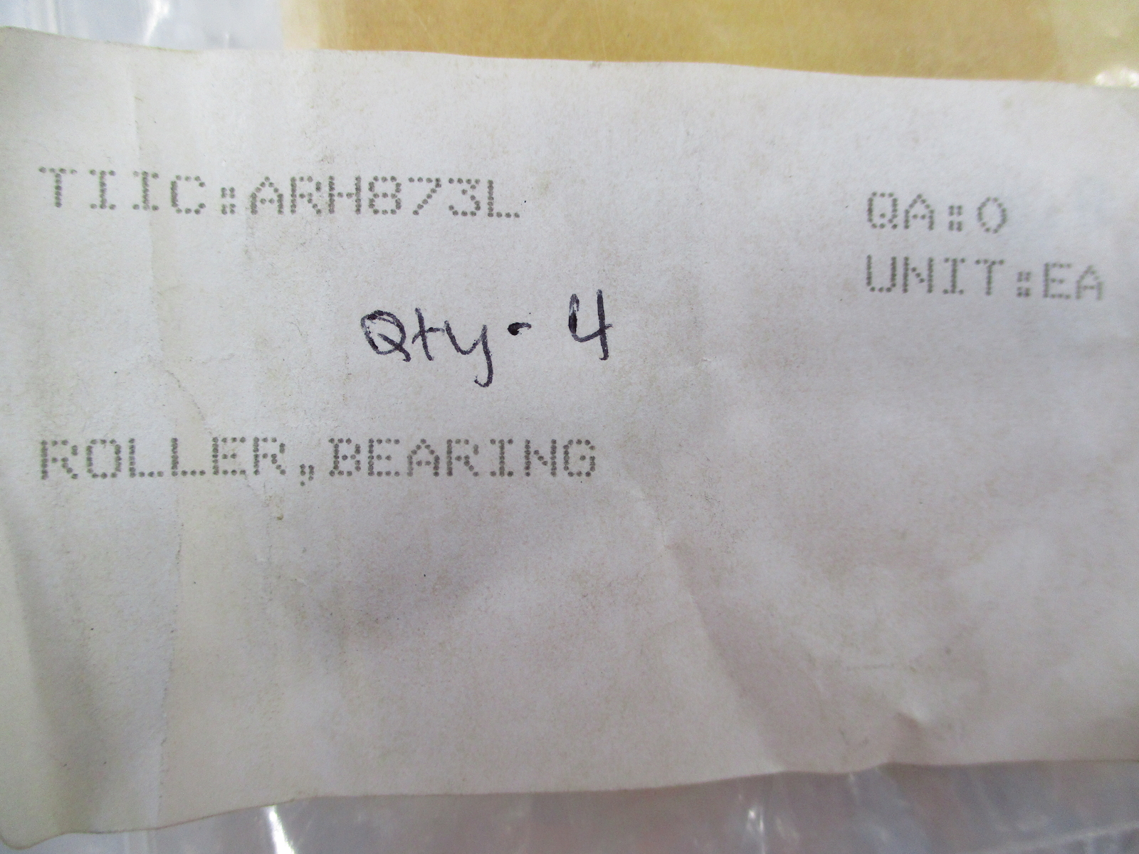INDUSTRIAL SPARE ARH873L BEARING QTY OF 4 NSNP