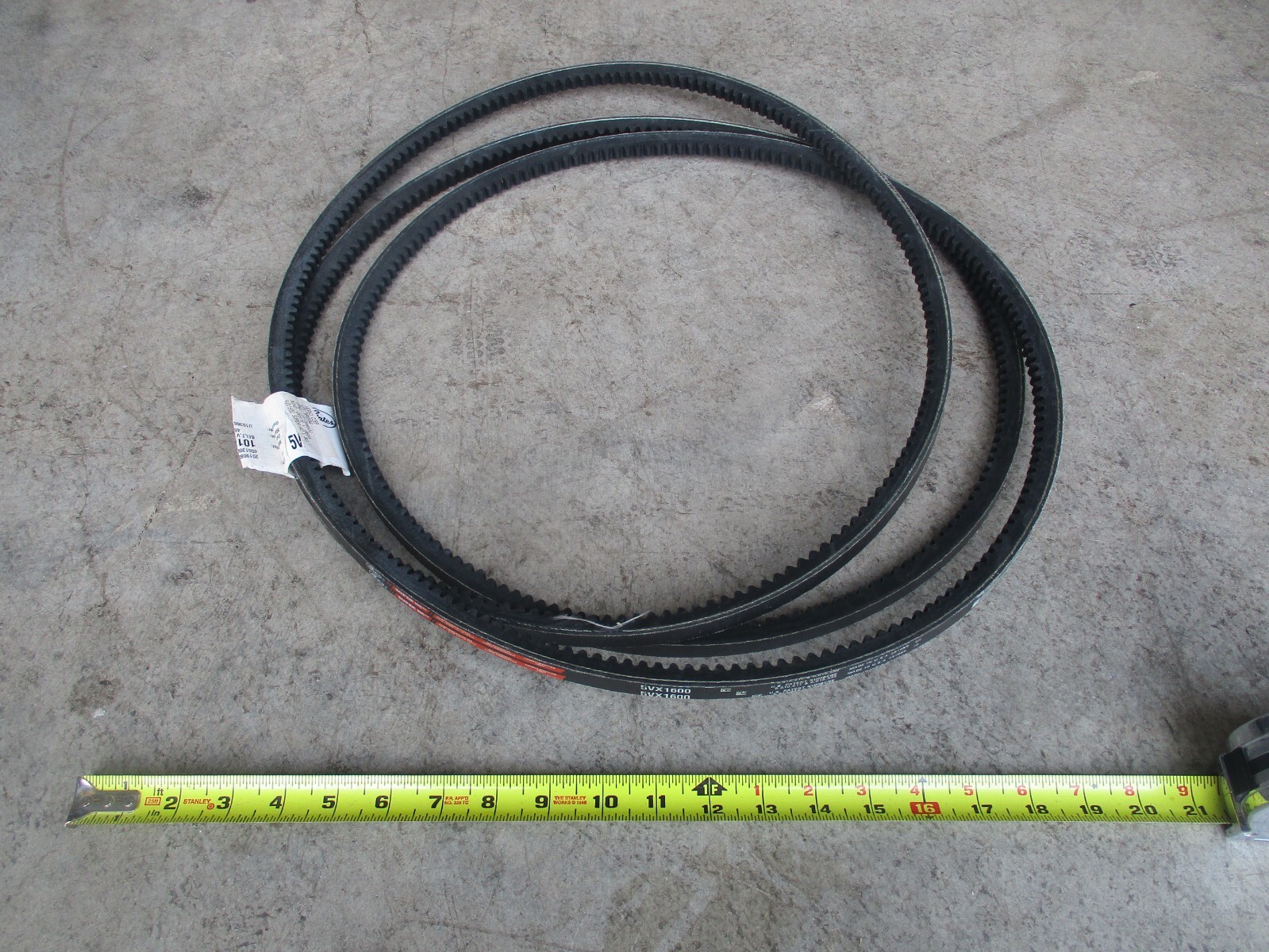 GATES 5VX1600 COGGED V BELT, U0217
