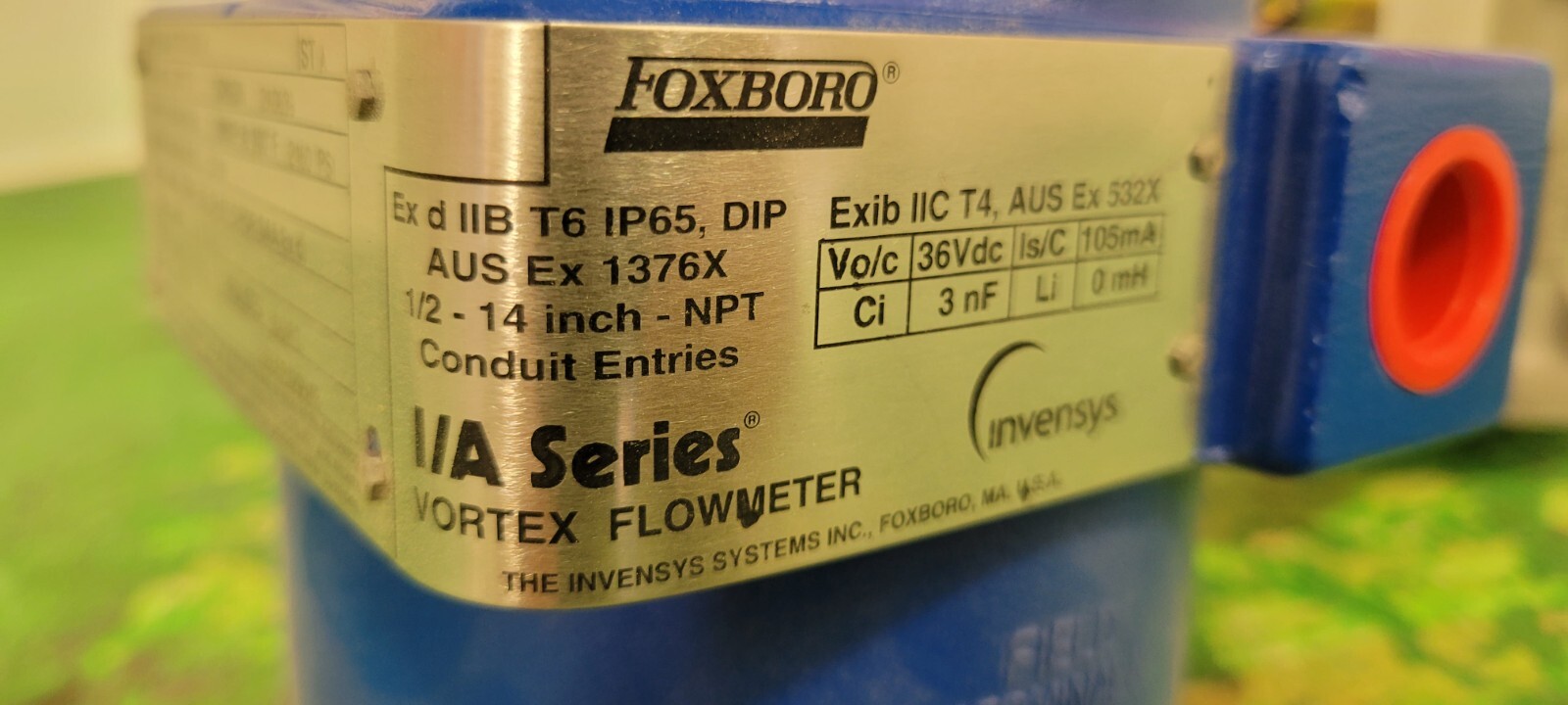 ⚡FOXBORO I/A SERIES, 83 VORTEX 1″ FLOWMETER PESSCO IS OFFERING 1 G092923-5 🗽