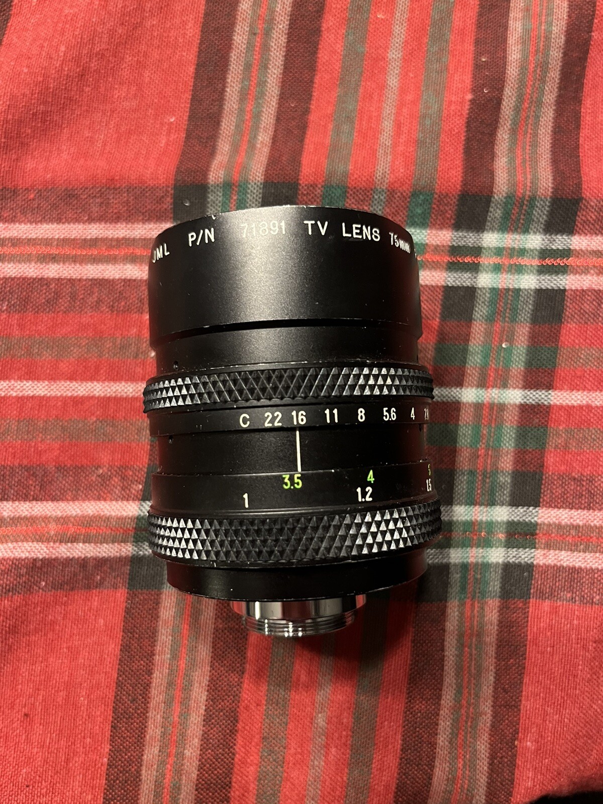 JML P/N 71891 TV lens 75mm