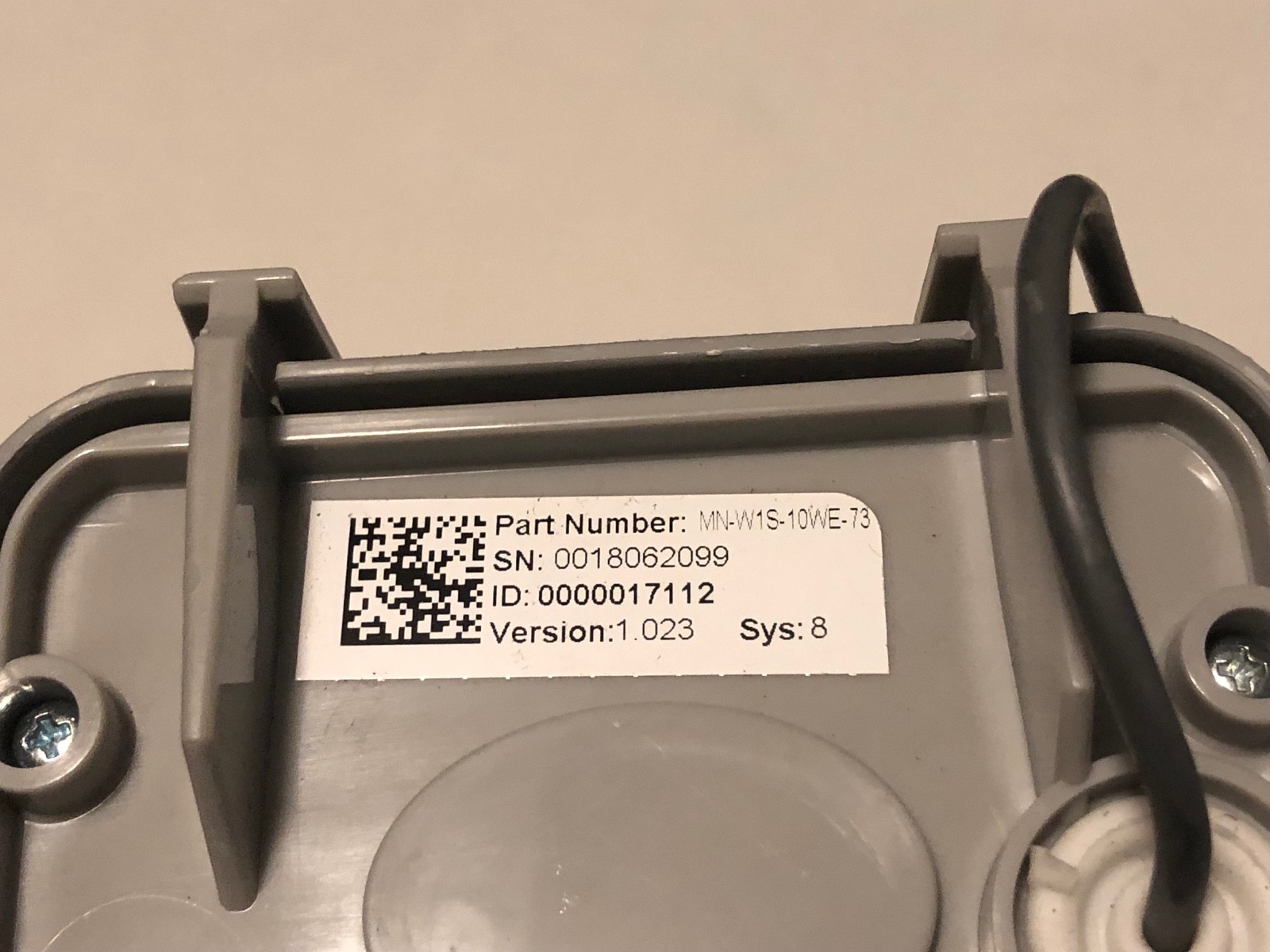 Mueller Systems # MN-W1S-10WE-73 Frequency 173.3125 MHz 1.023 17112
