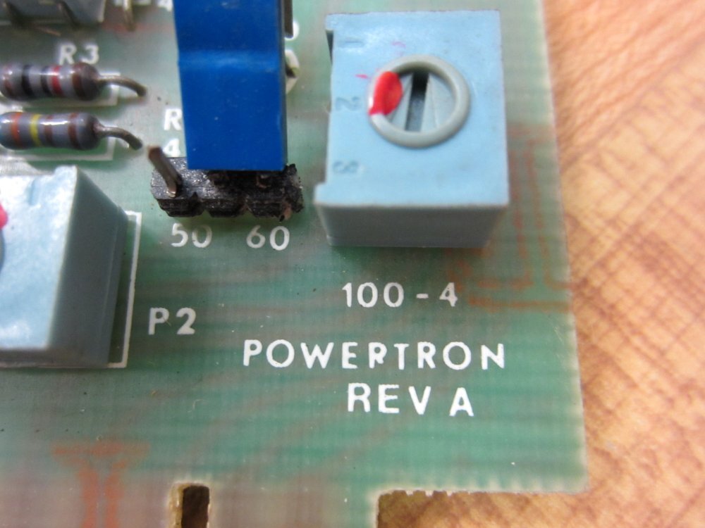 Powertron 100-4 DrivePak DC Drive Firing Board 100-401 Non-Refundable