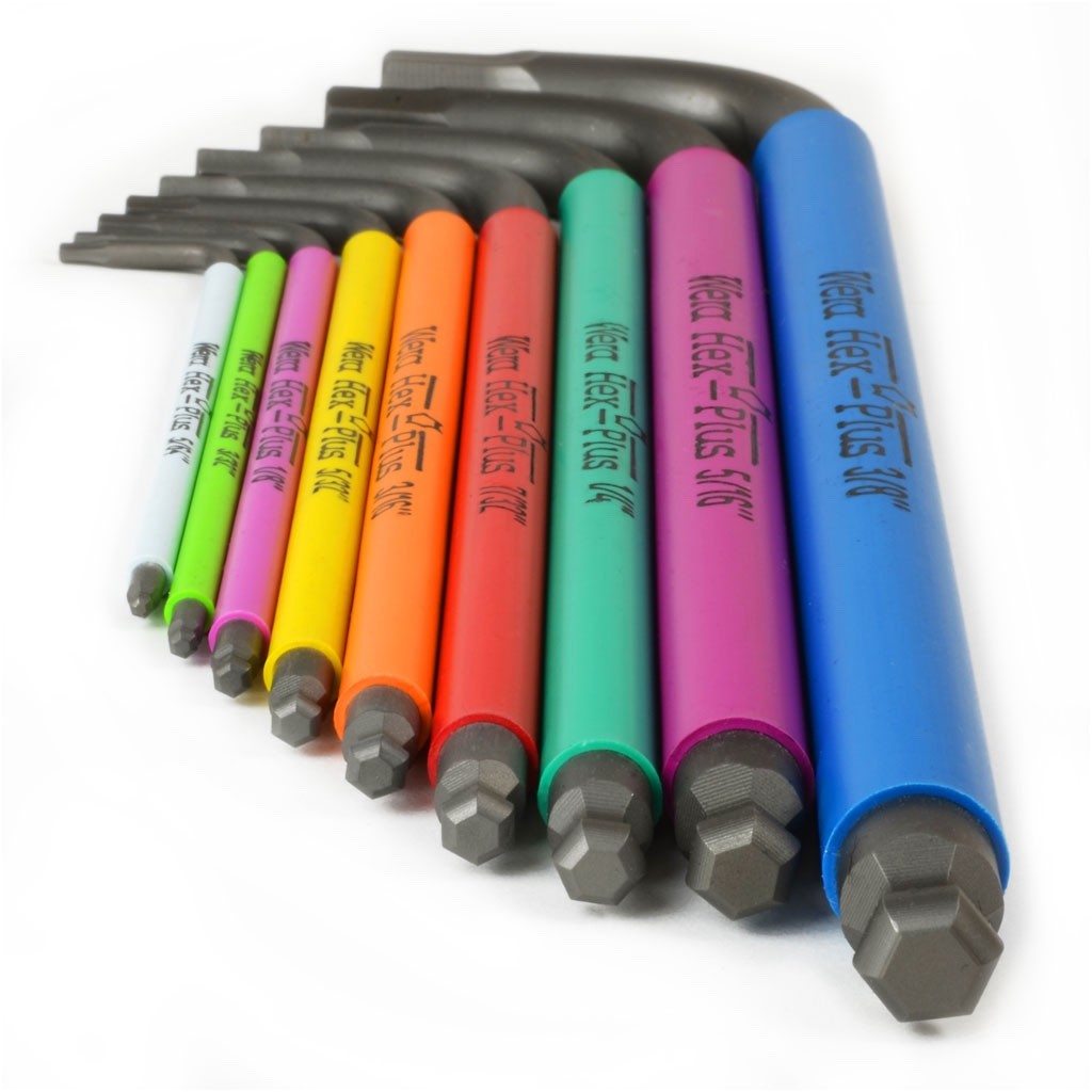 New Wera 9 Piece SAE Multicolor Hex Key Set – P/N 05022639001