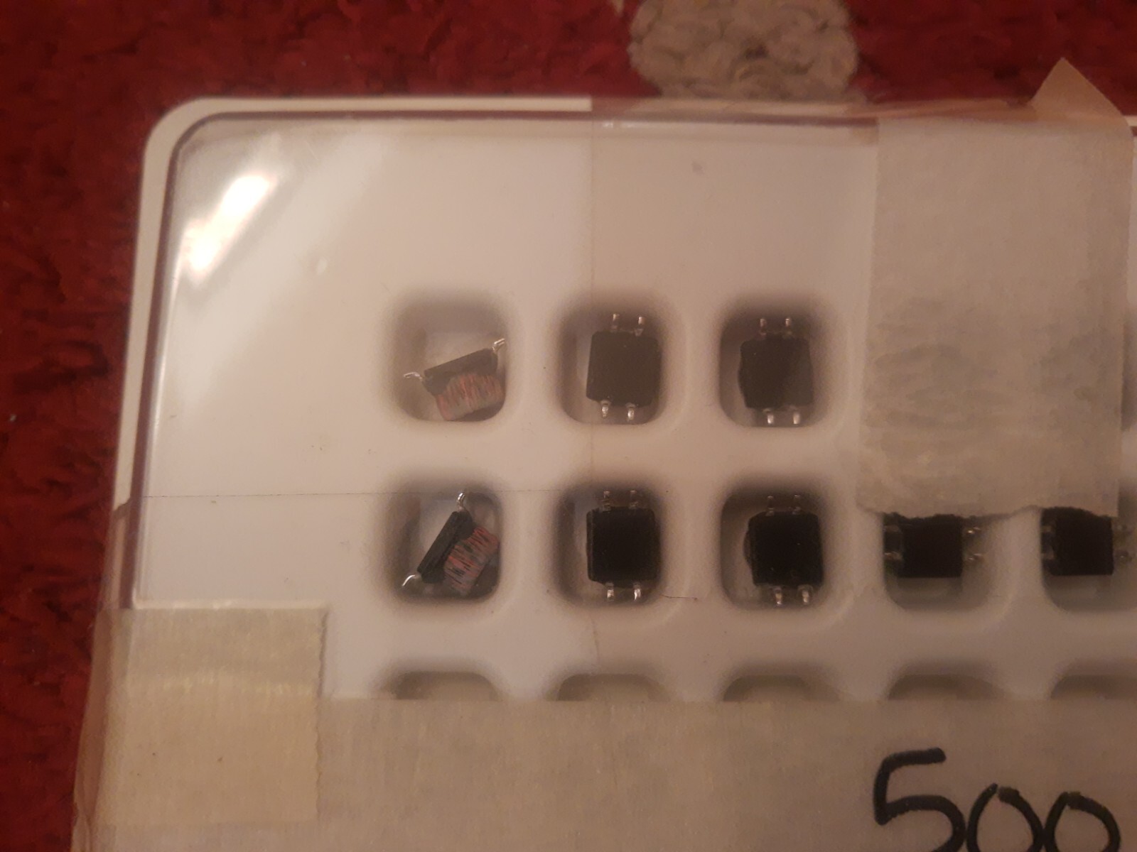 RARE LOT 10 Resistor Transistors Wire Wound PCB IC Chips 500-2744 / 1433 / S9C8