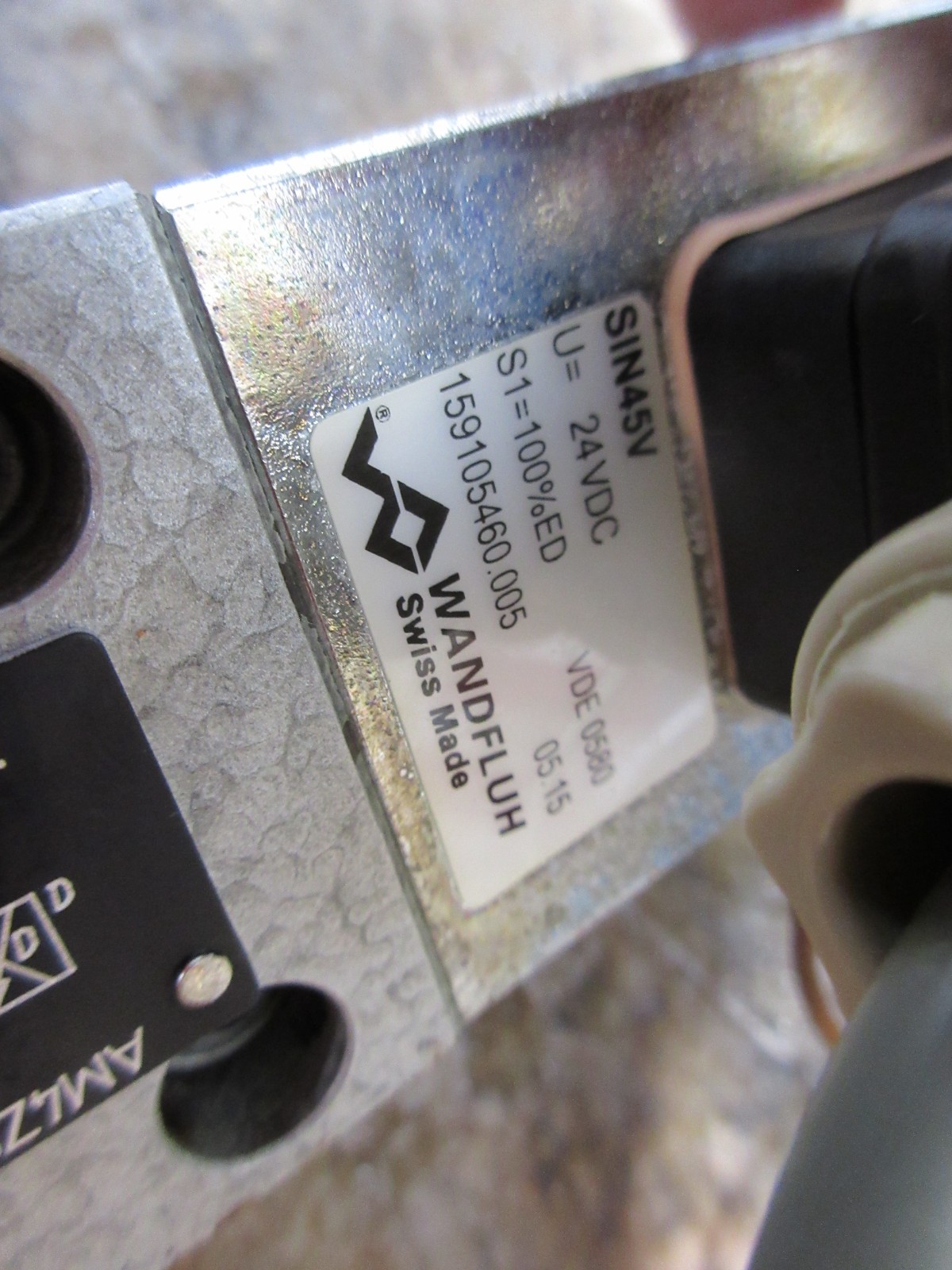 TORNOS BECHLER ENC-164 AM4Z60A WANDFLUH HYDRAULIK SIN45V VALVE