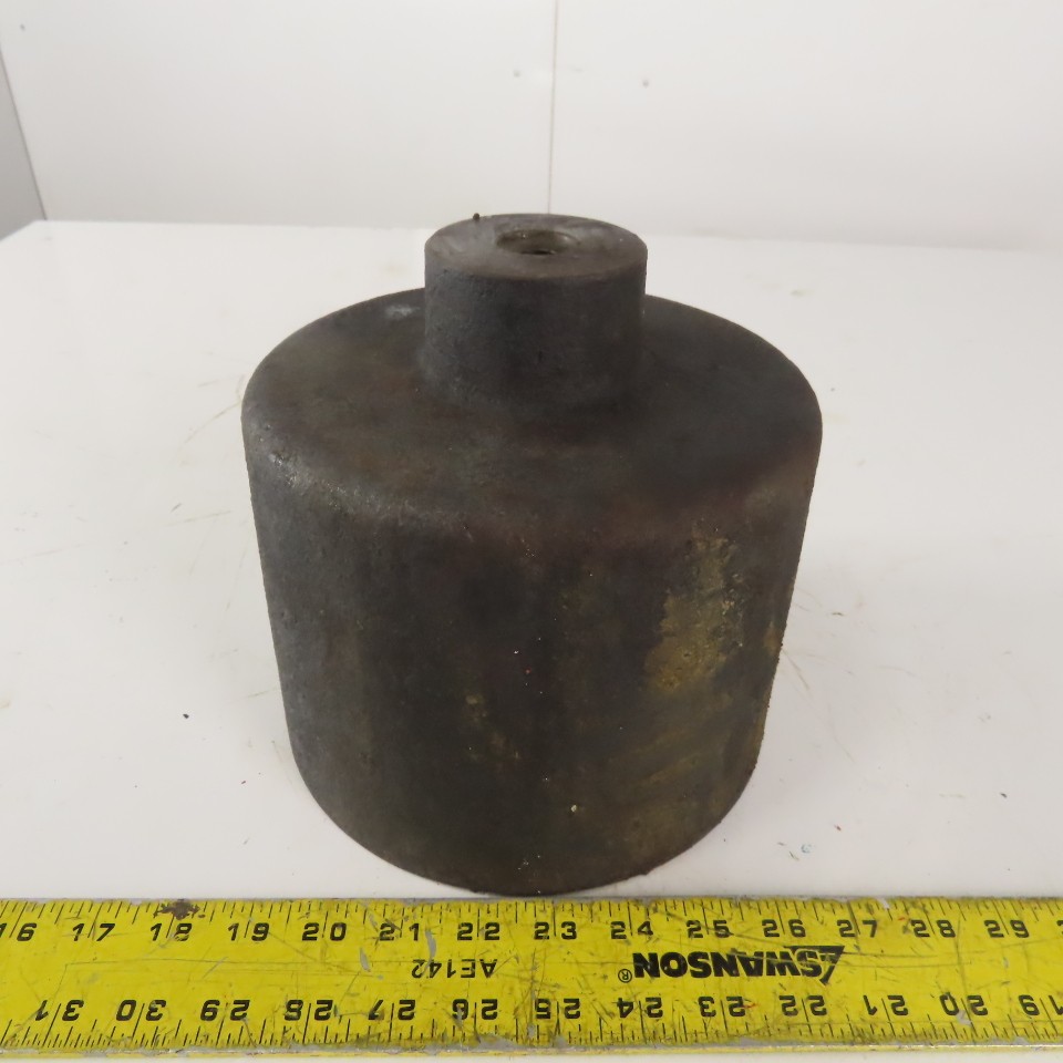7-3/4″ High x 8″ Diameter Cast Iron Machine Riser Feet Counter Weight