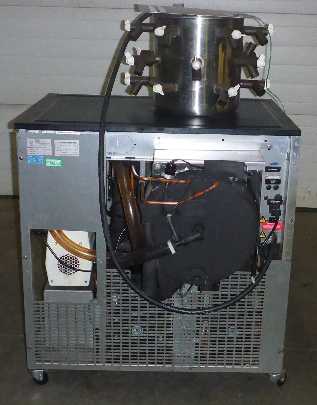 VIRTIS FREEZEMOBILE 35EL FREEZE DRY SYSTEM 440134 WITH TRIVAC VACUUM PUMP