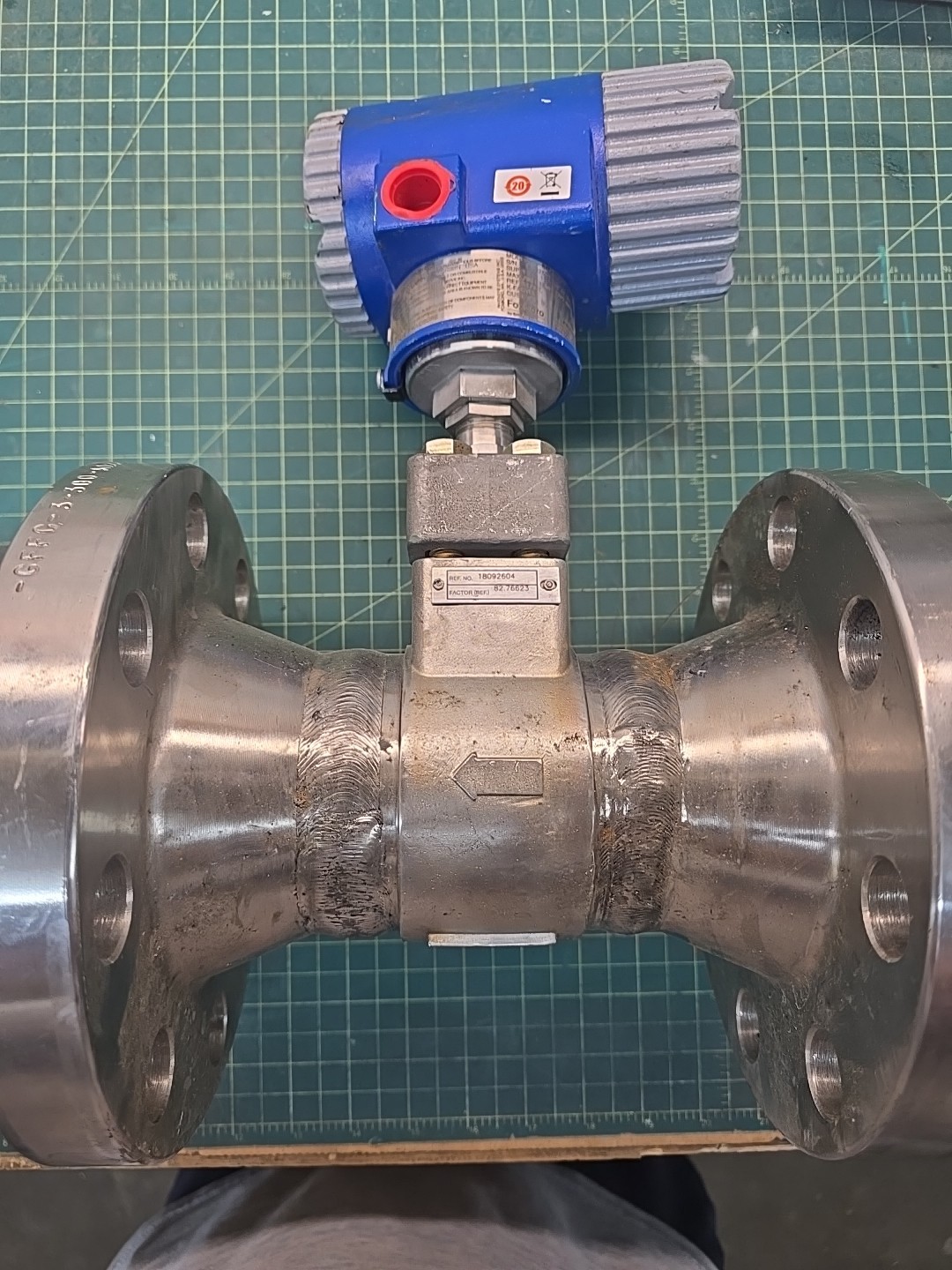 FOXBORO 84F VORTEX FLOW METER 3″ SS PESSCO 84F-T03R2SSTJF