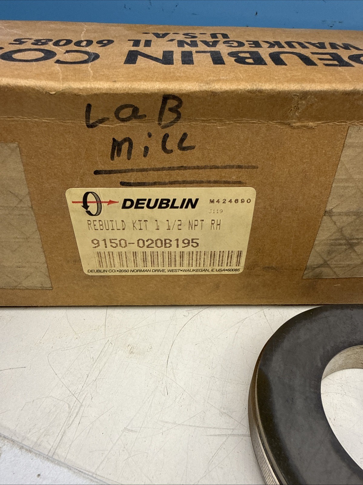 DEUBLIN REBUILD KIT 1-1/2” NPT RH 9150-020B195 (NO GASKET IT BROKE IN BOX)