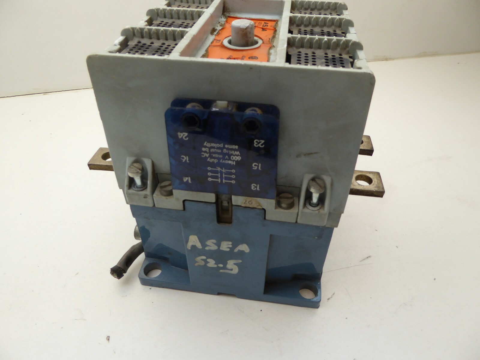 Asea EG 315-1 Nema Size 5 270 Amp 600vac 200hp EG315 120V Coil