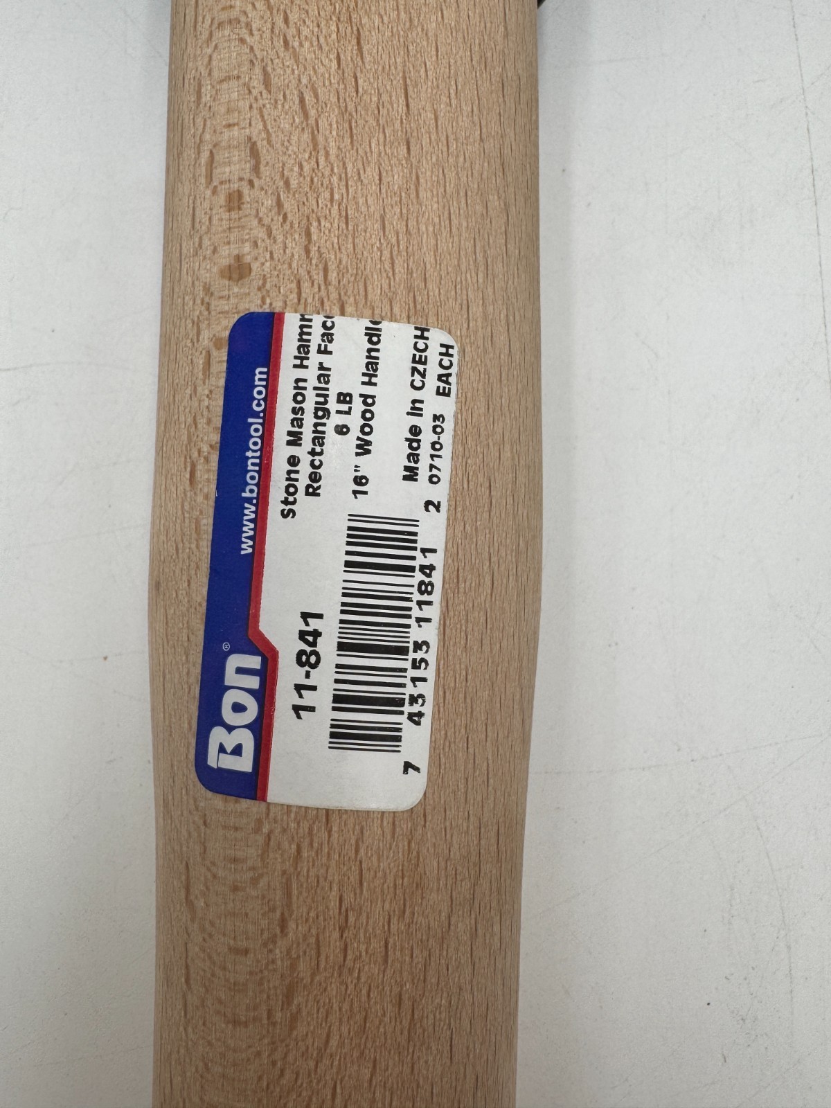 Bon Stone Mason Hammer – 6 Lb Wood Handle, Model # 11-841 – NEW