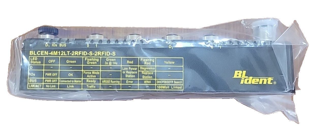 *NEW* TURCK BLCEN-4M12LT-2RFID-S-2RFID-S Communication Interface Module