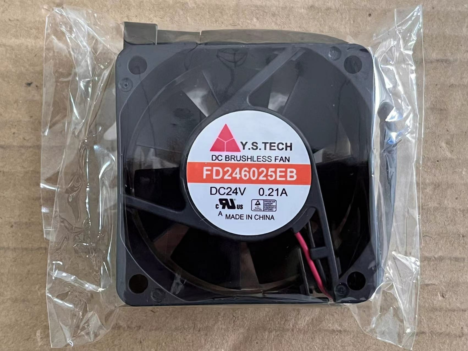 FD246025EB Inverter cooling fan Brand New Y.S TECH 60*60*25mm DC12V 0.21A