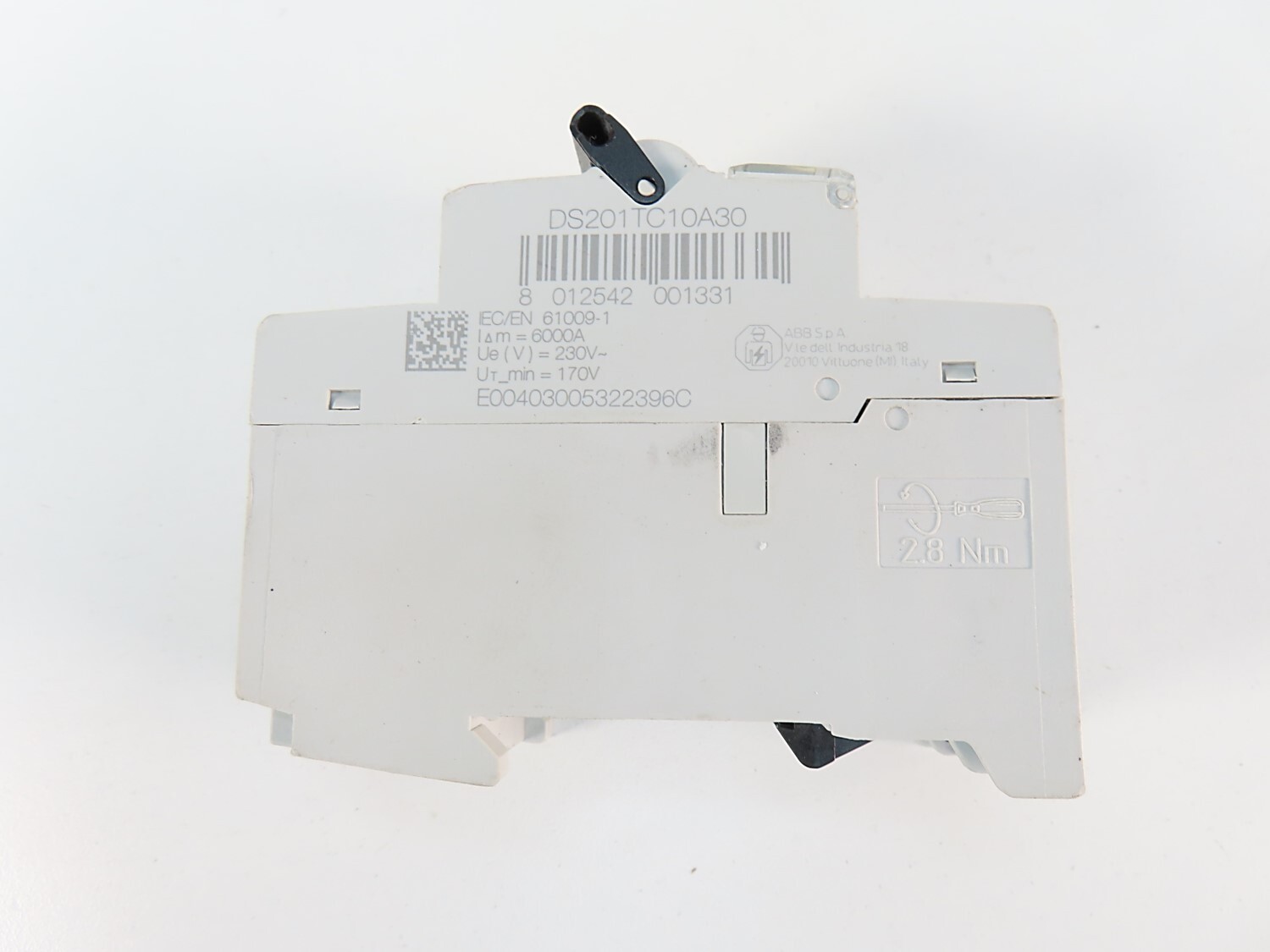 ABB 2CSR255148R1104 DS201T C10 A30 Circuit Breaker 2 Pole 10A 6kA NEW IN BOX