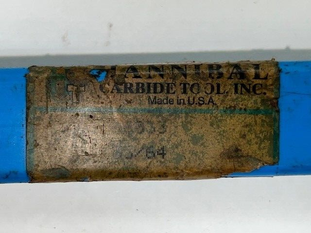 HANNIBAL CARBIDE TAPERED DRILL BIT 66033 33/64″ DIA. MT#2 5″ LOC 8-5/8″ OAL