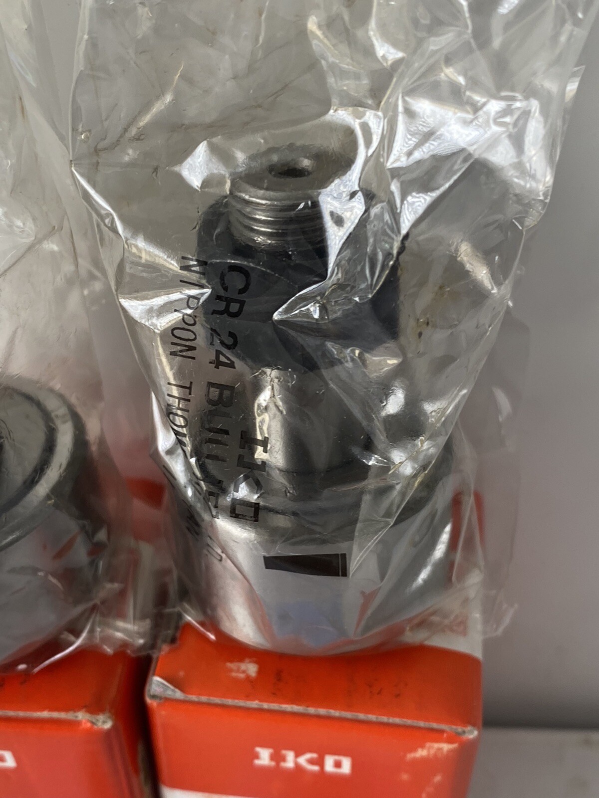 Lot Of 2 IKO CR24BUU, Cam Follower,Flat,1 1/2″ Roller DIA,7/8″ Roller New In Box