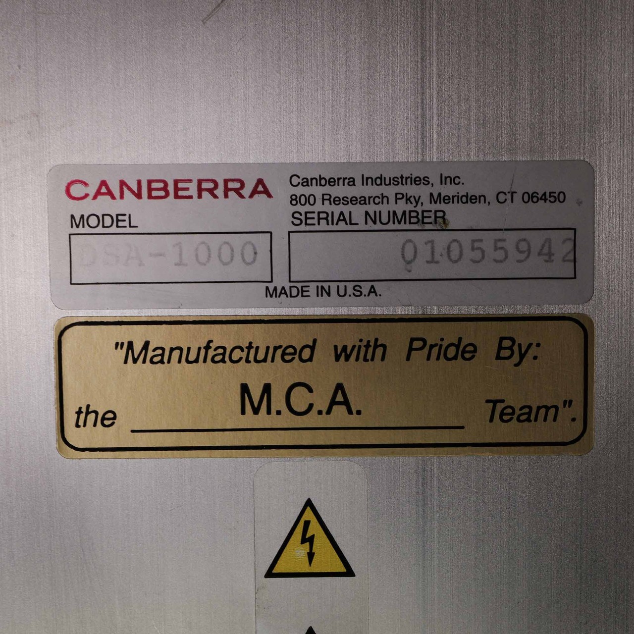 Canberra DSA-1000 16k Channel Multichannel Analyzer 7.5V-DC