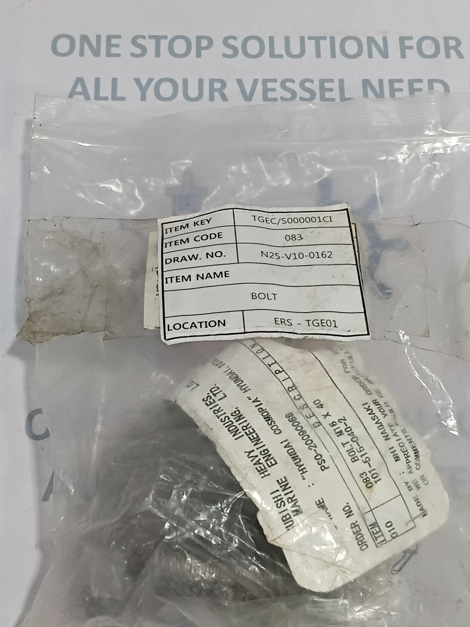 M16 x 40mm Stainless Steel Hex Bolts (6pc) | MHI Mitsubishi 101-515-040-2