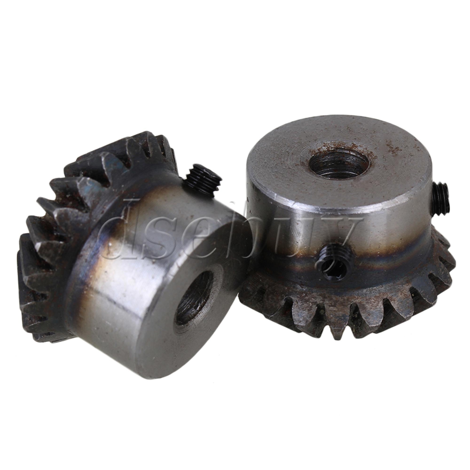 4 Pieces 20 Teeth 1.5 Module Top Screws Tapered Bevel Gear Wheel 8mm Bore