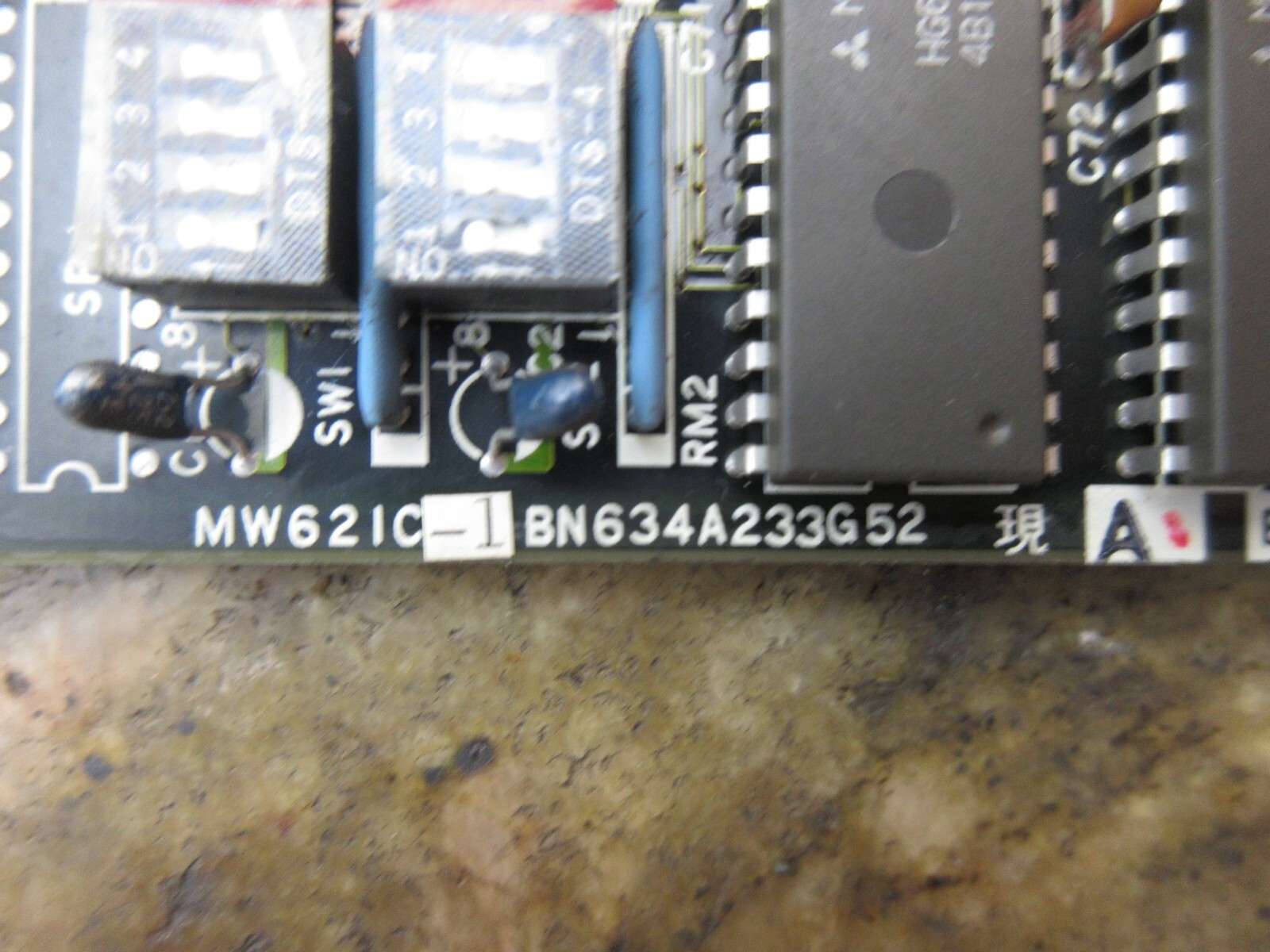 MITSUBISHI CIRCUIT BOARD MW621C-1 BN634A233G52 A
