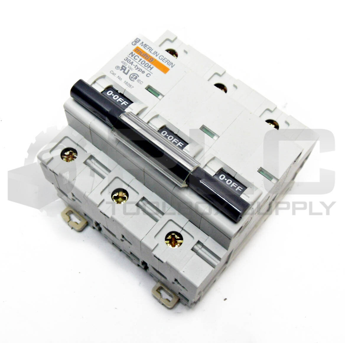 NEW SQUARE D MG18287 SUPPLEMENTARY PROTECTOR 30 AMP, 3 POLE, C CURVE, MG-18287