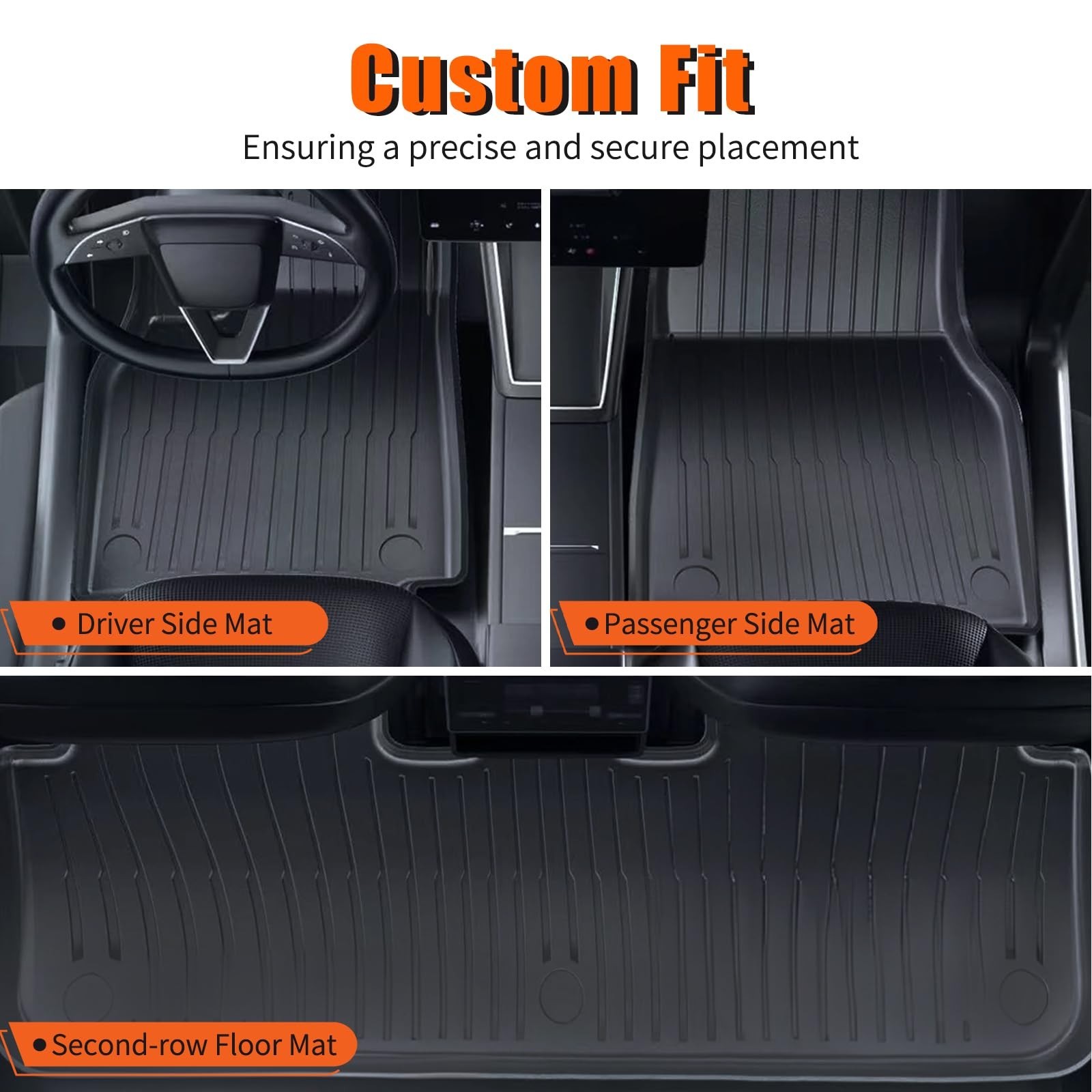 Floor Mats Trunk Mat for Tesla Model Y Juniper 2025 2026(5-Seat), All Weather…