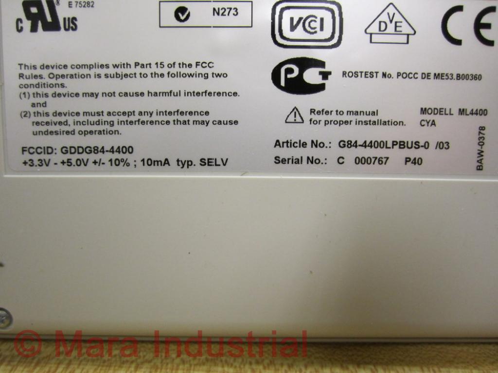 Cherry G84-4400 Compact Keyboard With Trackball G844400