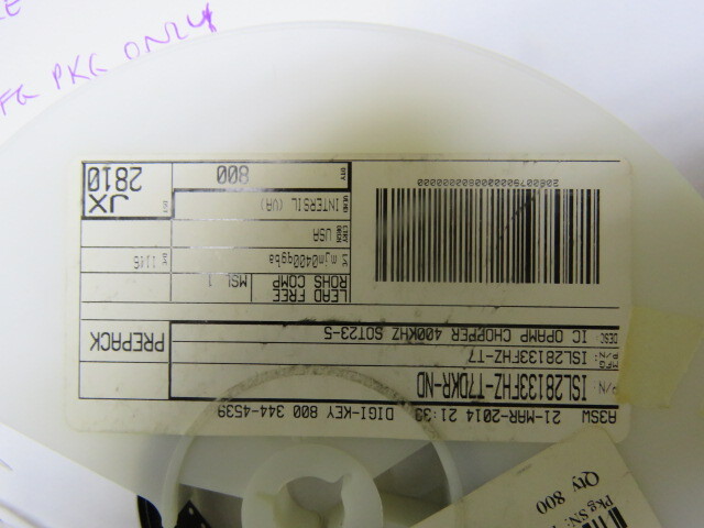 Renesas / Intersil ISL28133FHZ-T7 Qty of 6 per Lot Precision Amplifiers ISL2813