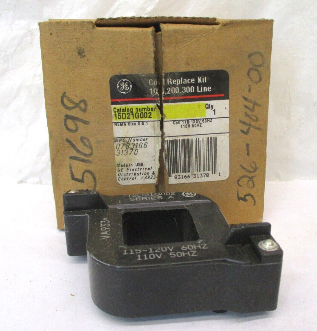 GE 15D21G002 Coil Replace Kit 100.200.300 Line 115-120V 60Hz 110V 50Hz A6999WVS