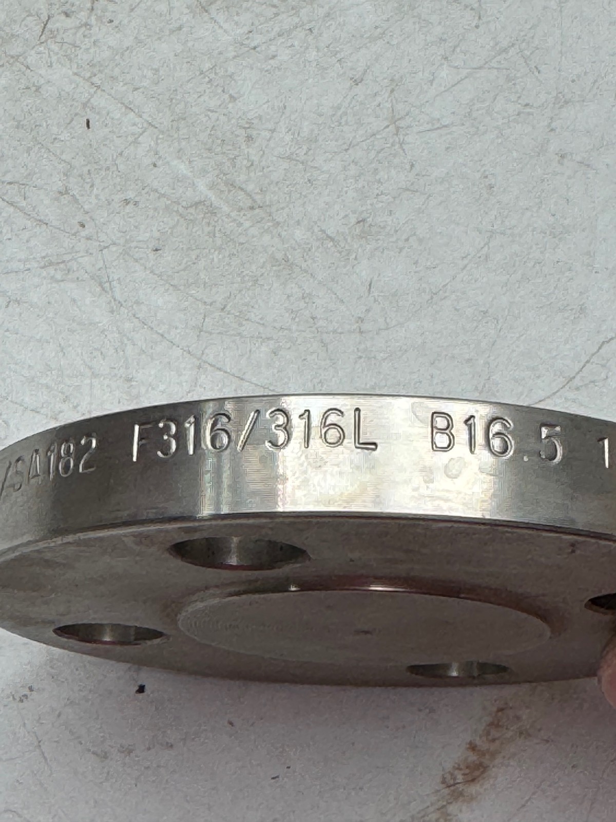 Stainless Steel Blind Flange 1 150# ANSI B16.5 F316/316L AS A182 4-Bolt Round