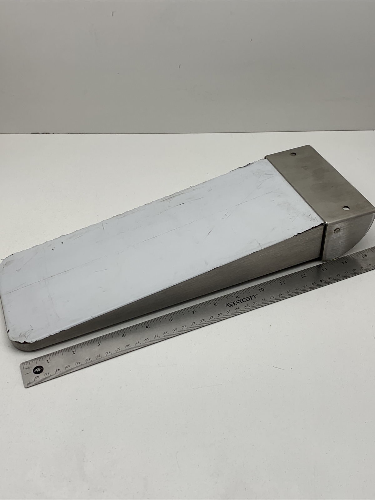 Bobrick B-287 Stainless Steel Folding Utility Bathroom Shelf