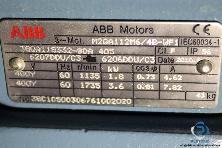 HYDAC OK-EL10L-S/2.1/400V-60HZ COOLING SYSTEM ABB MOTOR_400 V AC, 60 Hz_max 40Nm