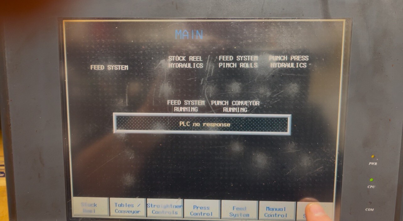 Maple Systems HMI550H-005 Graphic Touchscreen Terminal 10.4″ 256 Color TFT LCD