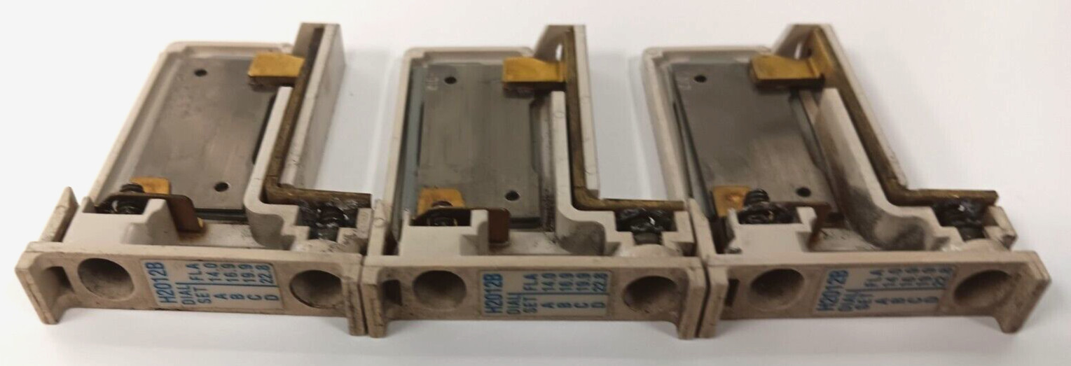 EATON H2012B-3 HEATER PACK LOT OF 3 FREEDOM SERIES 5 AMPS 3 PHASE