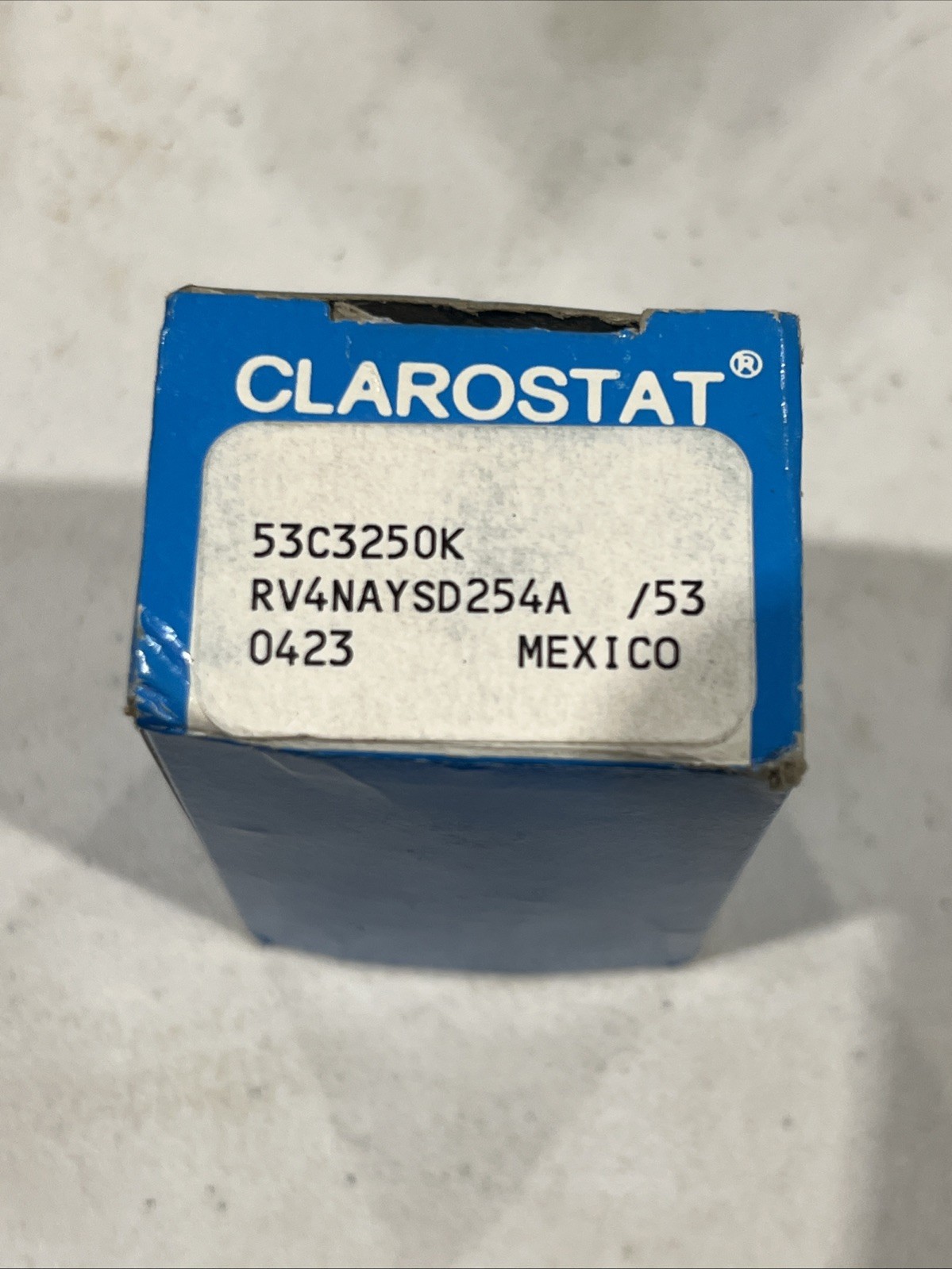 🔥Clarostat 53C3250K Potentiometer. New Free Shipping🇺🇸