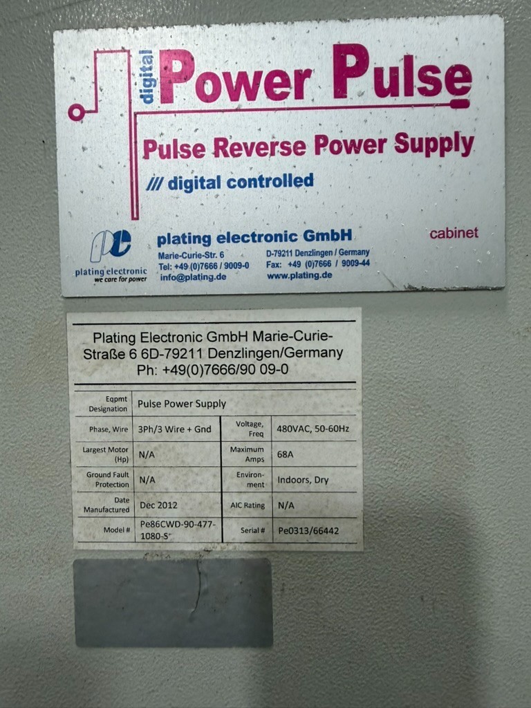 Digital Power Plating Rectifier Pulse Reverse model pe86CWD-90-477-1080-S