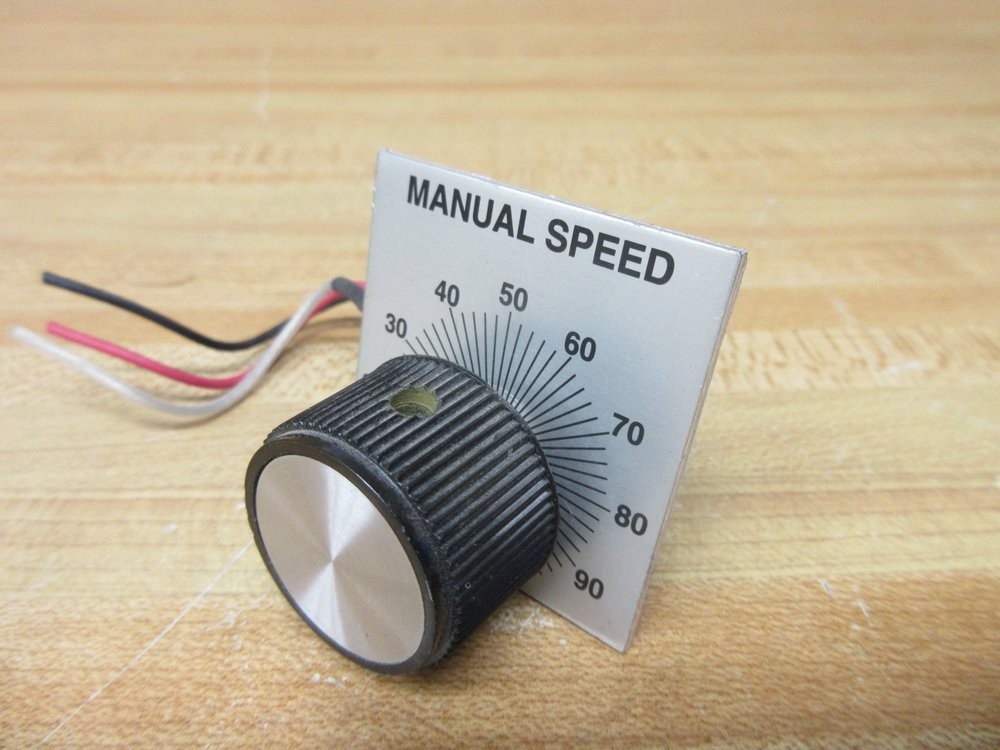 Clarostat RV-4NAY-SD502A Potentiometer 5KΩ RV4NAYSD502A W/Legend Plate & Knob