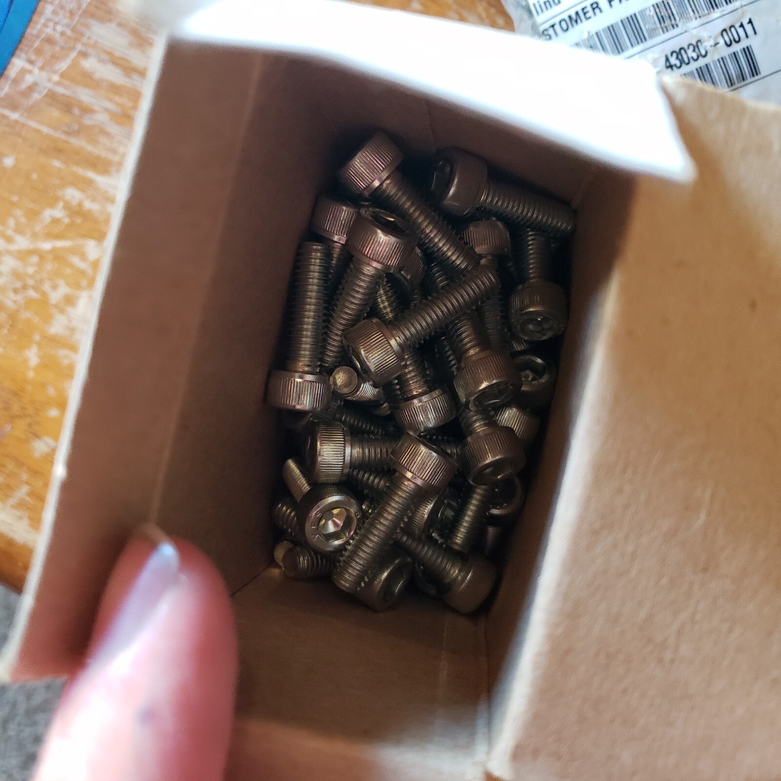 NEW McMasters Hex SCREW M6 X 20 SOCKET HEAD CAP ZINC HD # SM6X20SSCZI / 12.9