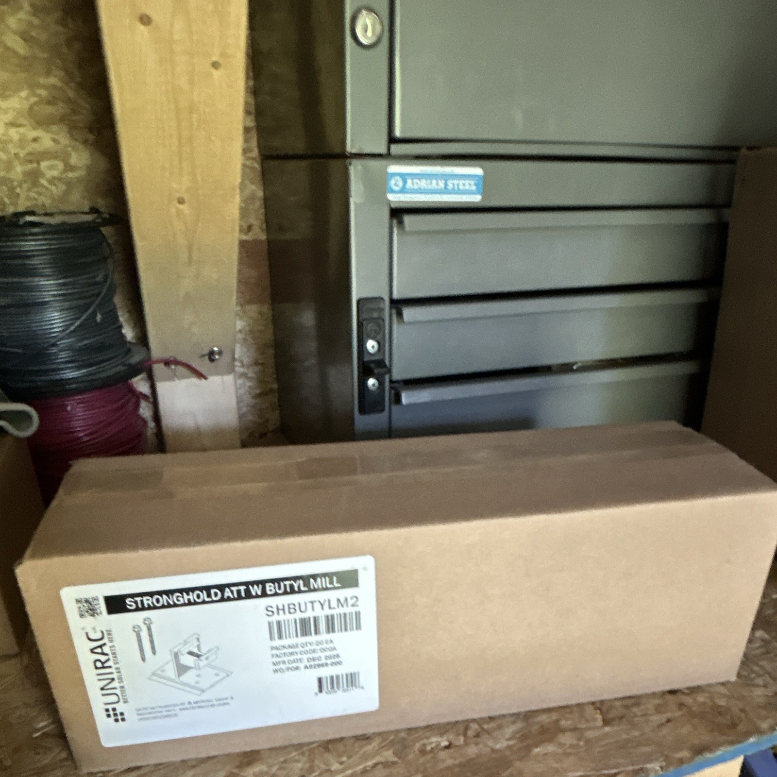 Unirac Stronghold ATT W Butyl Mill Mounting Hardware Kit SHBUTYLM2