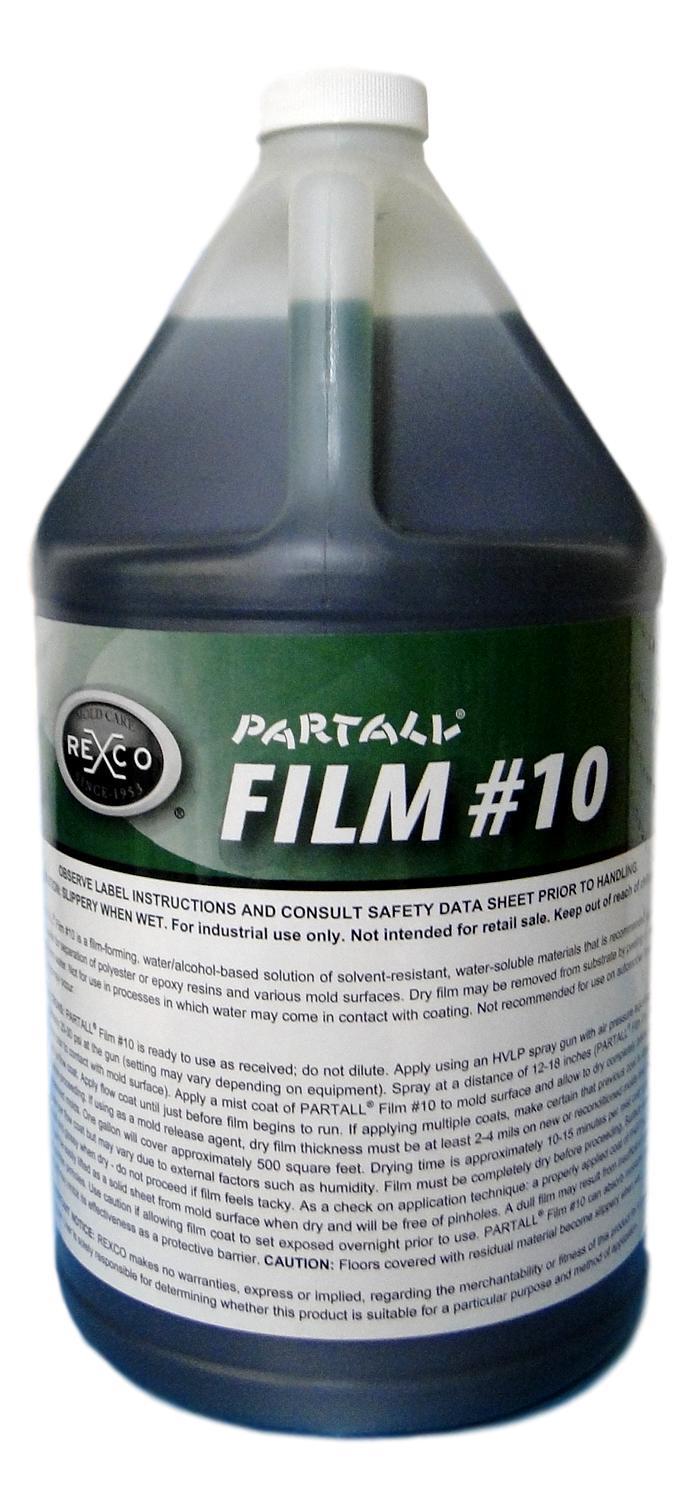 PVA PARTALL Film #10 Polyvinyl Alcohol (PVA) Gallon Green