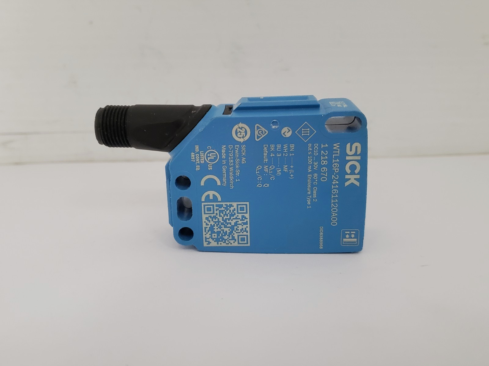 SICK WTL16P-24161120A00 PHOTOELECTRIC SENSOR NPN/PNP 10-30 VDC 4PIN NNB
