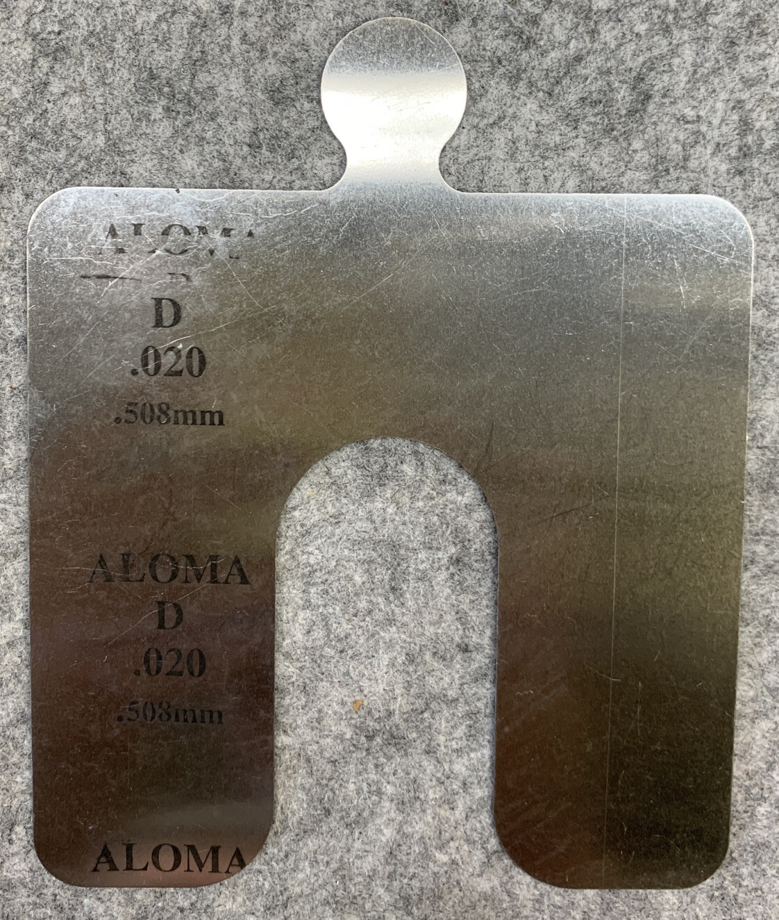Aloma Size D .020 Shims – Box of 20 Stainless Steel New Free Shipping